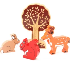 Ecureuil en bois 62 x 64 x 25 mm