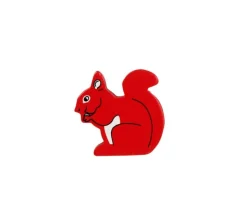 Ecureuil en bois 62 x 64 x 25 mm