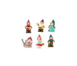 Famille Nain de jardin 6 personnages de jeu gnomes