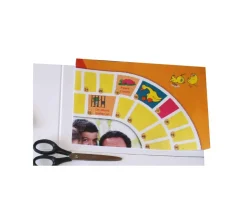 Feuille autocollante A4 blanche pour plateau de jeu et boite