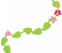 Feuilles et fleurs - 6 types d'attache Montessori laçage