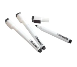 Feutre effaçable noir magnétique pour ardoise ou tableau blanc avec effaceur