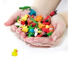 Figurine mini mini canard jaune 16 x 15 x 20 mm