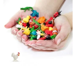 Figurine mini mini coq 20 x 10 x 19 mm