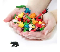 Figurine mini mini ours noir 30 x 15 x 10mm