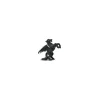 Figurine mini mini pégase noir 30 x 25 x 10 mm