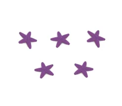 Figurine mini mini étoile de mer violette 25 mm