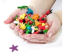 Figurine mini mini étoile de mer violette 25 mm