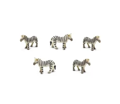 Figurine mini mini zèbre safari 20 x 8 x 27 mm
