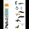Figurines Antarctiques 6 cm- 10 animaux dans un tube