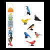 Figurines oiseaux 5/6 cm - 7 animaux dans un tube