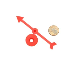 Flèche 75 mm pour créer un jeu avec une roue