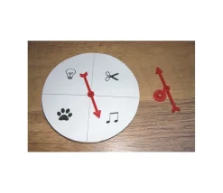 Flèche 75 mm pour créer un jeu avec une roue