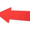 Flèche marquage au sol 34.5 x 16 cm rouge à l'unité