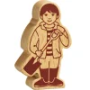 Garçon Ferme en bois 8 cm personnage jeu couleur naturelle