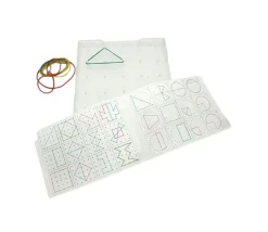 Géoboard transparent à l'unité replastic