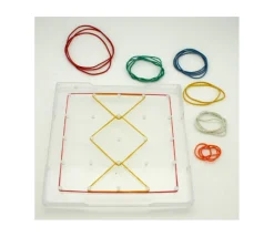 Géoboard transparent à l'unité replastic