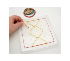 Géoboard transparent à l'unité replastic