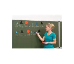 Grammaire Base Montessori 50 pièces magnétiques (4 formes)