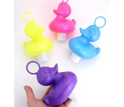 Grand Canard 15 cm bleu flottant pour jeu de pêche bec fermé - à l'unité