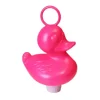 Grand Canard 15 cm rose pour jeu de pêche bec fermé - à l'unité