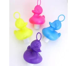 Grand Canard 15 cm rose pour jeu de pêche bec fermé - à l'unité