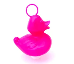 Grand Canard 15 cm rose pour jeu de pêche bec fermé - à l'unité