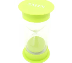 Grand sablier 5 minutes très lisible - VERT - 12 cm GM