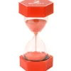 Grand sablier super lisible 2 minutes - ROUGE - 16 cm MAXI