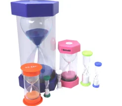 Grand sablier super lisible 15 minutes - VIOLET - 16 cm MAXI