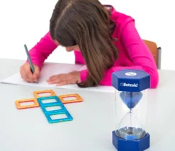 Grand sablier super lisible 30 minutes - NOIR - 16 cm MAXI