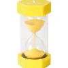 Grand sablier super lisible 1 minute - JAUNE - 16 cm MAXI