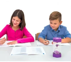 Grand sablier super lisible 30 minutes - GRIS - 16 cm MAXI