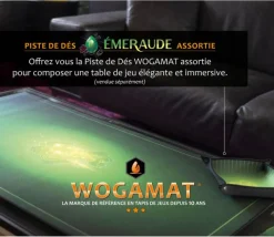 Grand tapis multijeux 100 x 60 cm Vert émeraude - super qualité taille 2