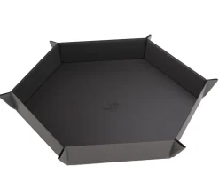 Grande piste de dés hexagonale magnétique 27 x 27 cm