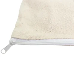 Grande Pochette plate 19 x 29 cm coton trousse à personnaliser fermeture éclair