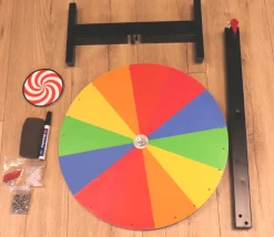Grande Roue effaçable 45 cm colorée pour jeux de loterie