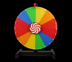Grande Roue effaçable 45 cm colorée pour jeux de loterie