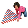 Grandes barres numériques Montessori bois rouge et bleu (1 mètre)