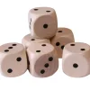 Gros dé 123 en 2 cm dé à jouer bois points 1 2 3 1 2 3