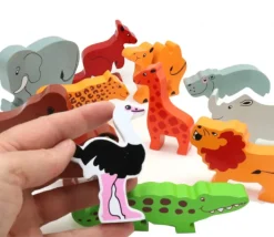 Hippopotame en bois 50 x 90 x 15 mm