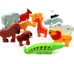 Hippopotame en bois 50 x 90 x 15 mm