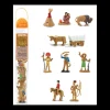 Indiens et cow-boys : 11 figurines de jeu