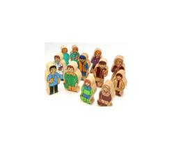 Infirmier en bois 100 x 45 x 25 mm personnage jeu
