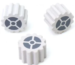 Jeton en bois engrenage roue dentée Ø 15 mm