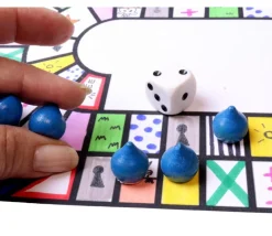 Jeton goutte d'eau bleu clair 14 x 15 mm