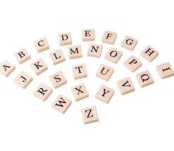 Jeton Lettre de l'alphabet en plastique à l'unité