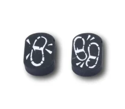 Jeton Traces de pas en bois 11 x 15 x 5 mm