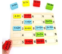 Jeu addition et soustraction - 109 plaquettes