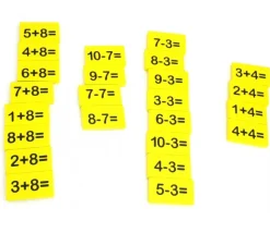 Jeu addition et soustraction - 109 plaquettes